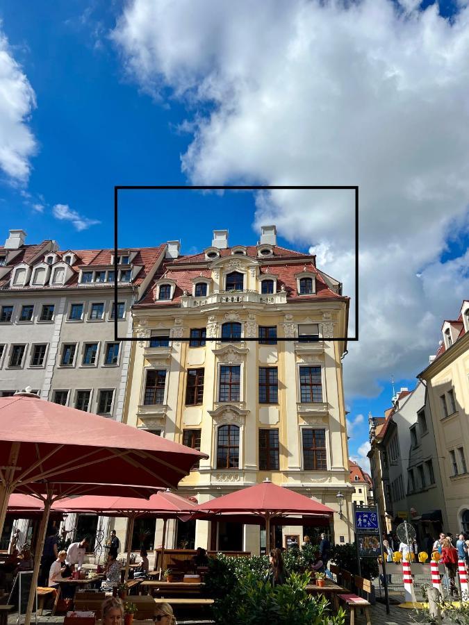Luxus Suite Mit Einmaligem Blick Auf Die Frauenkirche Дрезден Екстер'єр фото