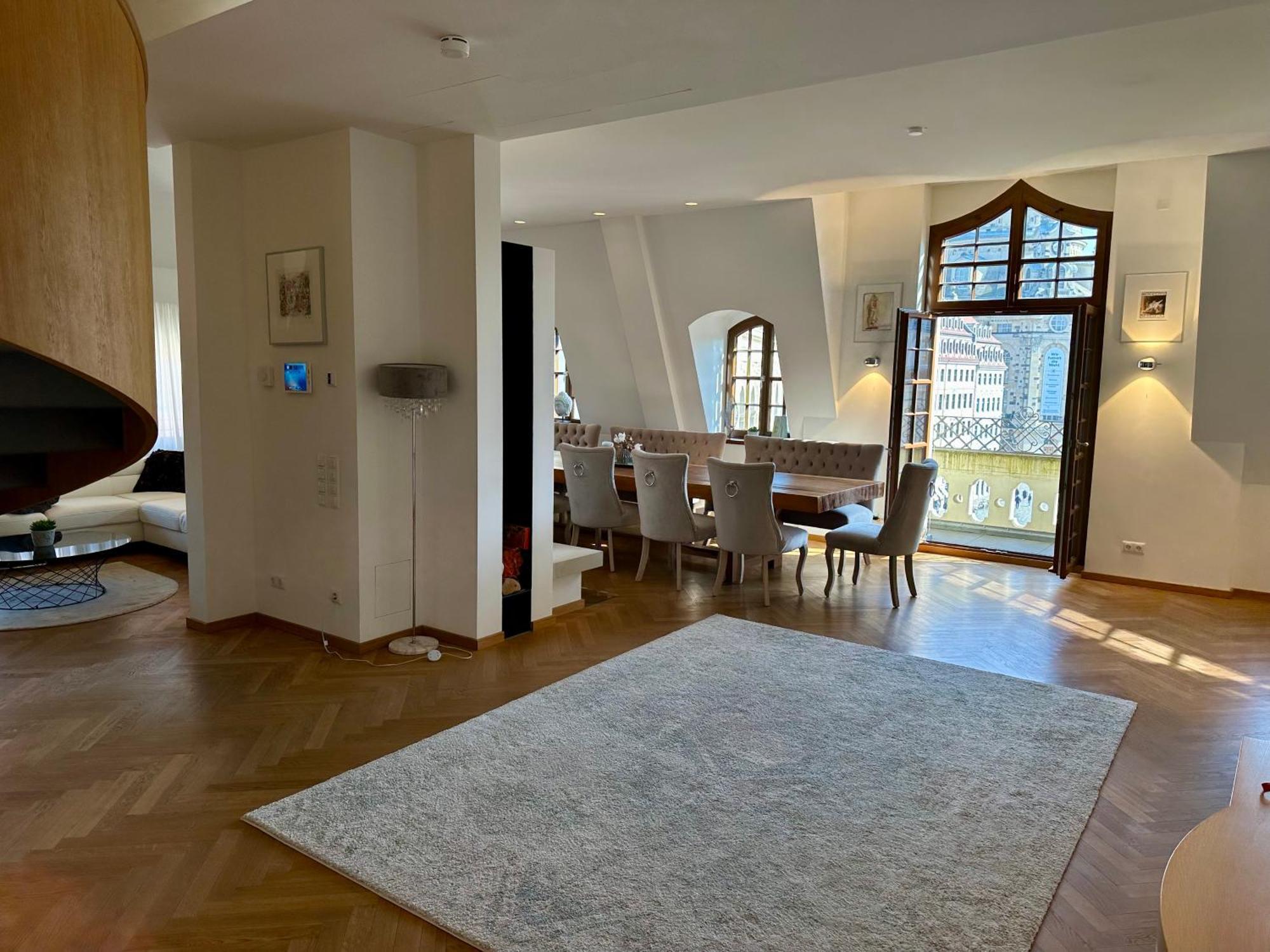 Luxus Suite Mit Einmaligem Blick Auf Die Frauenkirche Дрезден Екстер'єр фото